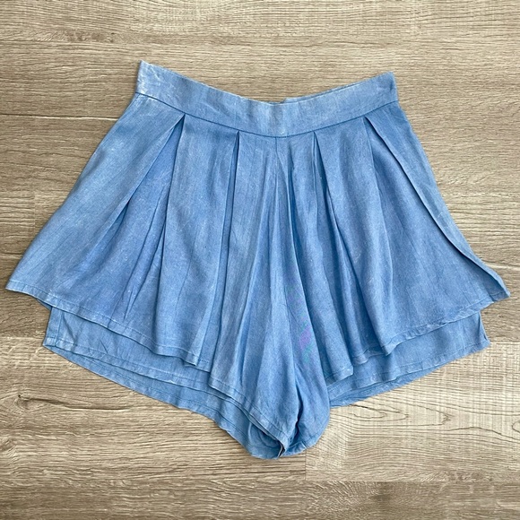 High Waisted Pleated Layered Bali Shorts Small - Picture 5 of 9